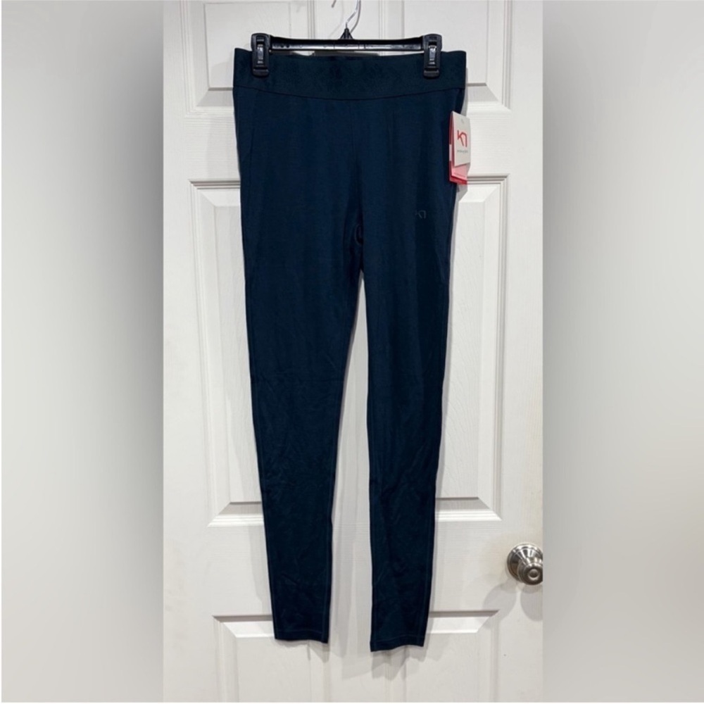 Kari Traa Women's Large Lucie Pants Royal Navy Blue NWT Base Layer Wool Fibers
